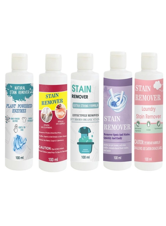 TOOVUS Stain Remover Combo Pack of Shirt, Red, Doll, Purple and Pink Stain Remover | Multi-Surface Cleaning Solution for Clothes, Fabrics, Upholstery (100 g Each) - Image 1